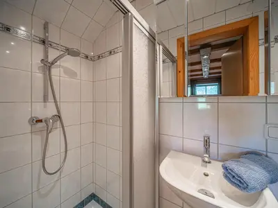 Ein Badezimmer in der Unterkunft Hilde XL