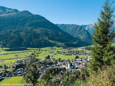 Naturlandschaft in der Nähe des Chalets