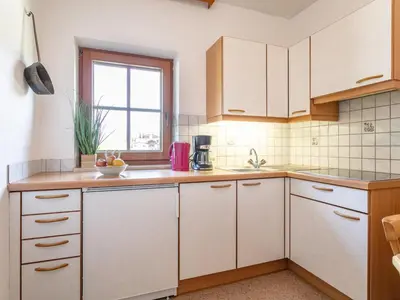 Küche/Küchenzeile in der Unterkunft Seppen Top 2