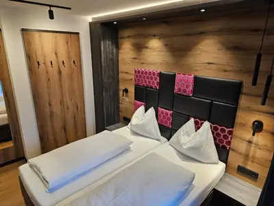 Ein Bett oder Betten in einem Zimmer der Unterkunft rocking home