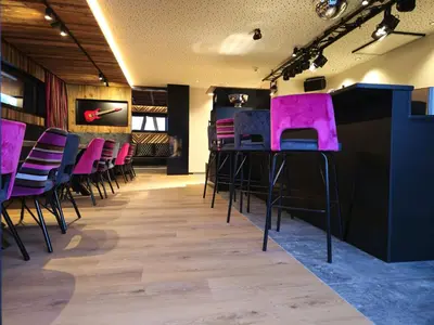 Ein Sitzbereich in der Unterkunft rocking home
