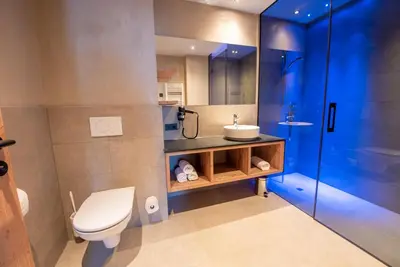 Ein Badezimmer in der Unterkunft Filzsteinresort Wohnungen Top 10