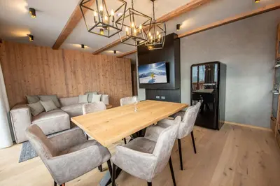 TV/Unterhaltungsangebot in der Unterkunft Filzsteinresort Wohnungen Top 9