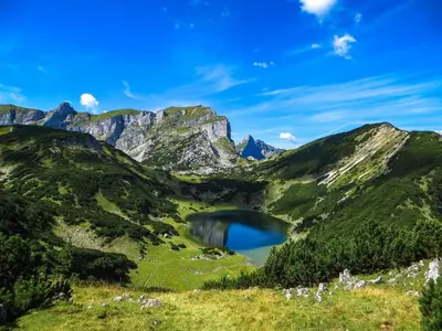 Naturlandschaft in der Nähe des Bauernhofs