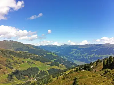 Naturlandschaft in der Nähe des Ferienhauses