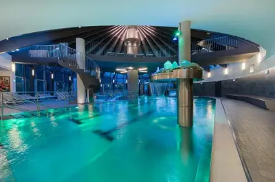 Der Swimmingpool an oder in der Nähe von Schöneben Abben Hütte