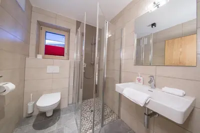 Ein Badezimmer in der Unterkunft Nationalpark Chalet Keeskogel