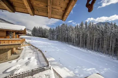 Nationalpark Chalet Daberspitze im Winter
