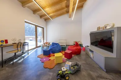TV/Unterhaltungsangebot in der Unterkunft Nationalpark Chalet Blessachkopf