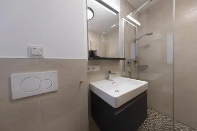 Ein Badezimmer in der Unterkunft Nationalpark Chalet Hoher Sonnblick
