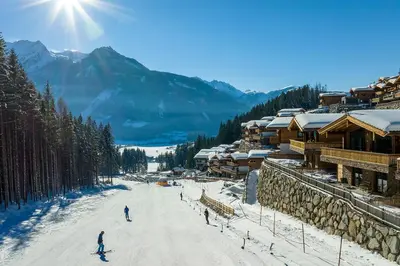 Nationalpark Chalet Säulspitze im Winter