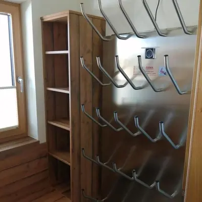 Ein Etagenbett oder Etagenbetten in einem Zimmer der Unterkunft Falkensteinalm Top 1