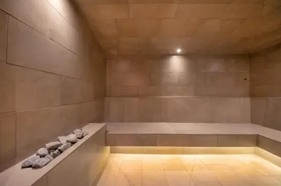 Ein Badezimmer in der Unterkunft Edelweisshaus Top 11