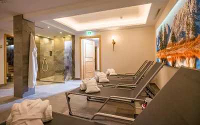 Ein Badezimmer in der Unterkunft Alpen Glück Schlössl Unterm Rain