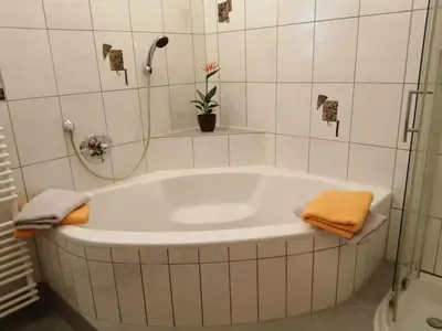 Ein Badezimmer in der Unterkunft Apart Rosi