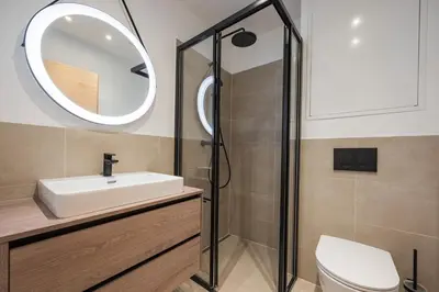 Ein Badezimmer in der Unterkunft Gipfelglueck Classic