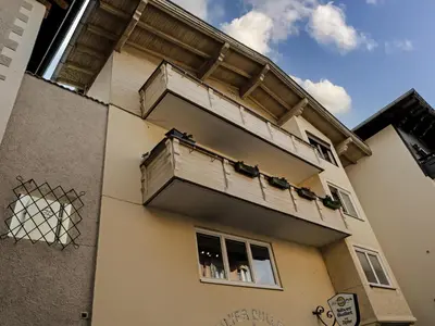 Ein Balkon oder eine Terrasse in der Unterkunft Prost