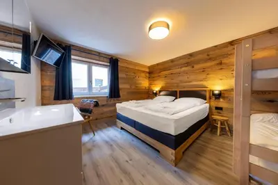Ein Bett oder Betten in einem Zimmer der Unterkunft Haus Eckhausl Top 1 Steinbock