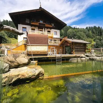Farmhouse in Bramberg with Natural Pond