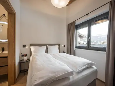 Ein Bett oder Betten in einem Zimmer der Unterkunft Apartment in Kirchberg near Ski Lift
