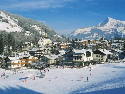 Apartment in Kirchberg near Ski Lift im Winter