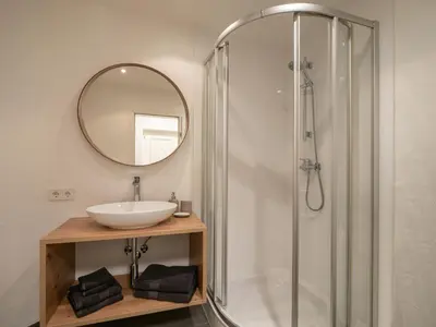 Ein Badezimmer in der Unterkunft Ferienwohnung Olivia