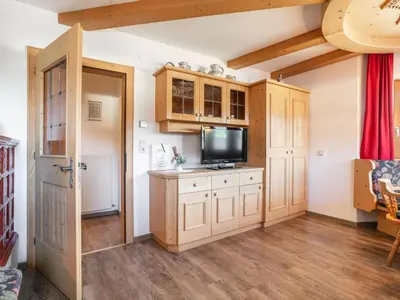 Küche/Küchenzeile in der Unterkunft Landhaus Marchfeld Top 4