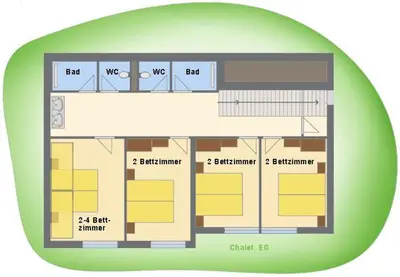 Grundriss der Unterkunft Bachgut, das Resort am Berg - Chalet 3