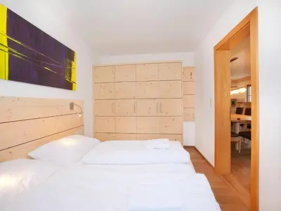 Ein Bett oder Betten in einem Zimmer der Unterkunft Apartment in Wald im Pinzgau near the ski lifts