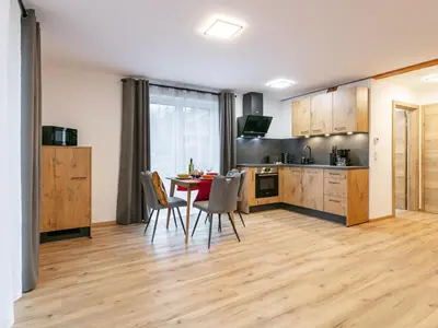 Küche/Küchenzeile in der Unterkunft Tennerhof Apartments Top 1