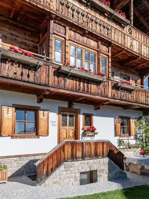 Ein Balkon oder eine Terrasse in der Unterkunft Haus Dirol