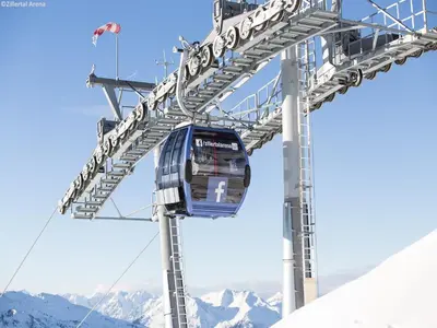 Apartment in Gerlos near Ski Lift im Winter