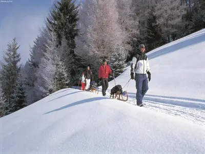 Chalet in Niederndorf near Kufstein with balcony im Winter
