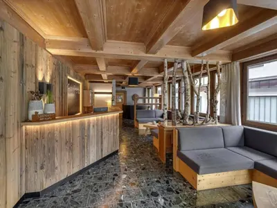 Ein Sitzbereich in der Unterkunft Apartment in Zillertal near Spieljochbahn