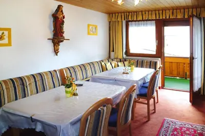 Ein Sitzbereich in der Unterkunft Country House in Zillertal near Spieljochbahn