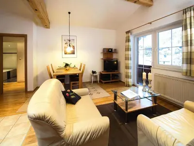 Ein Sitzbereich in der Unterkunft Vicky Apartments, Wildschönau-Niederau
