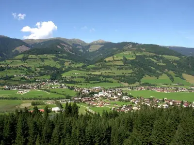 Naturlandschaft in der Nähe des Ferienhauses
