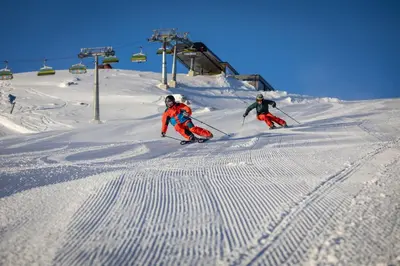 Skifahren im Hotel oder in der Nähe