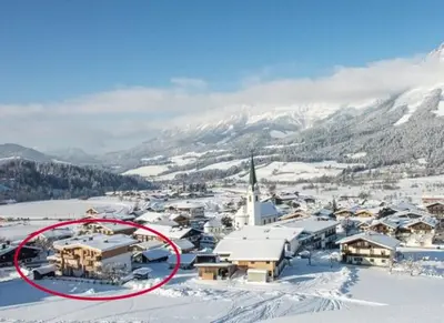 Naturlandschaft in der Nähe des Chalets