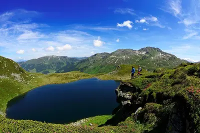 Naturlandschaft in der Nähe des Chalets