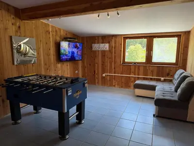 TV/Unterhaltungsangebot in der Unterkunft Alpenlodge, Ferienwohnung 14