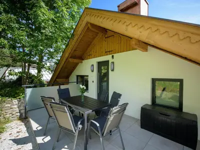 Ein Patio oder anderer Außenbereich in der Unterkunft Kobelhäusl bei Hause XL