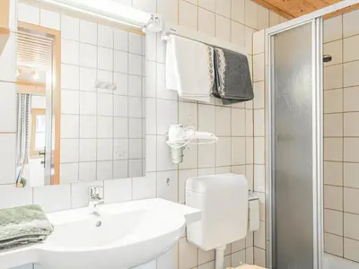 Ein Badezimmer in der Unterkunft Weberhof Top 1-2