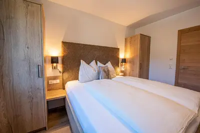 Ein Bett oder Betten in einem Zimmer der Unterkunft AppartMO 243 Top 1