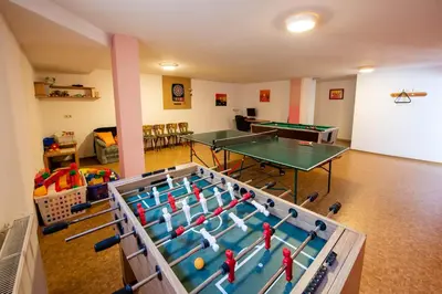 Eine Spielezimmer in der Unterkunft Apartment Bacher